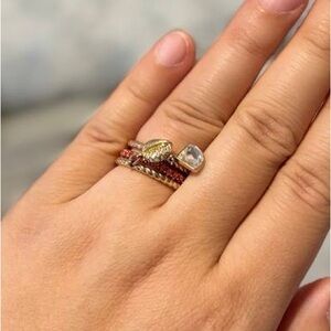 BRAND NEW - Swarovski set of 3 rings